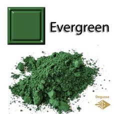 EVERGREEN - Jade Green Ceramic Pigments and Stains Degussa 