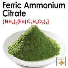 Ammonium ferric citrate - Iron ammonium citrate - the base material for making cyanotype prints