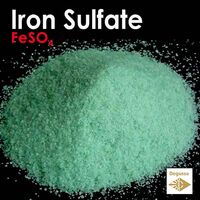 Iron(II) sulfate Heptahydrate - Ferrous sulfate - Green Stone