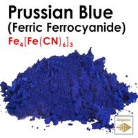 PRUSSIAN BLUE - Ferric ferrocyanide, Iron hexacyanoferrate - A Journey into Berlin Blue: History, Chemistry, and Applications