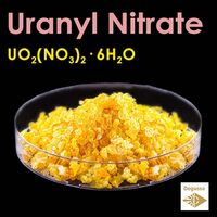 URANYL NITRATE, Uranium nitrate, Uranyl Nitrate Hexahydrate - a chemical compound of uranium