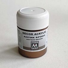 ANTIQUE BRONZE - Acrylic Paint without firing for Ceramics, Porcelain, and Glass