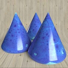 Bild Foto für Blauer Pilz - Steingut Keramik Effektglasur von Johnson Matthey