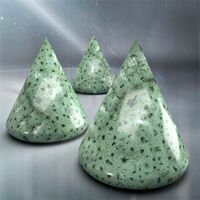 KIWANO GREEN - Effect ceramic earthenware glaze satin semitransparent by Degussa