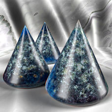 Spots Azure-  Effect Earthenware Ceramic Glaze Gloss Semitransparent BASF