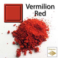 VERMILION RED - Cinnabar Ceramic Pigments Stains High Temperature Porcelain up to 1300 centigrade