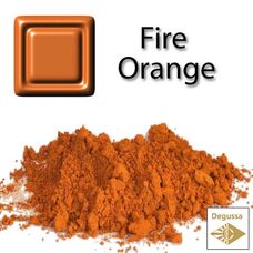 Feuerorange - Keramik Pigment Dekorfarbe von BASF hergestellt in Deutschland